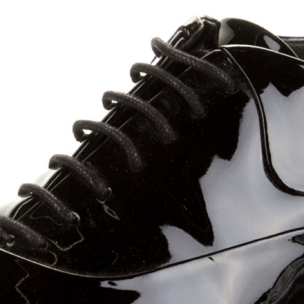 Chanel Interlocking CC Logo Oxfords Black Size 7.5 - Picture 7 of 17